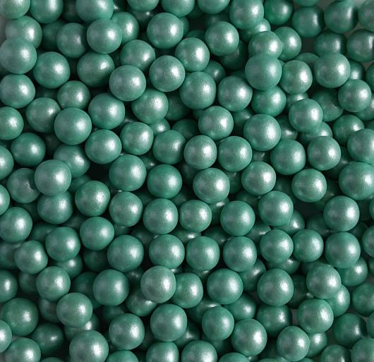 Сахарный жемчуг Зеленый перламутр 5 мм