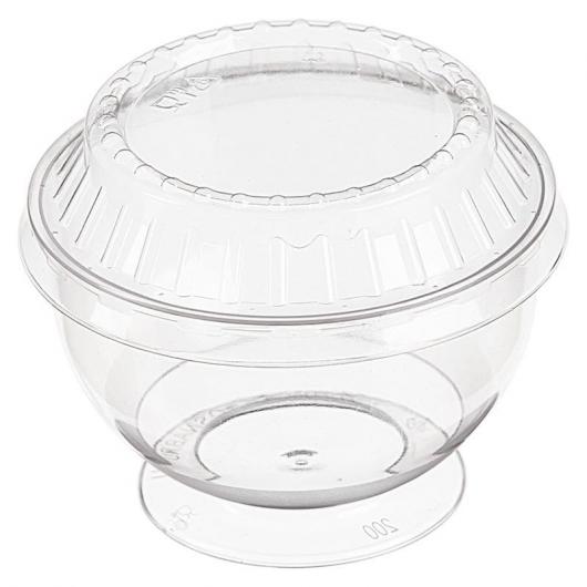 Креманка круглая с крышкой