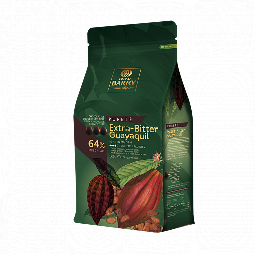 Cacao Barry Шоколад темный Extra-Bitter Guayaquil 64% 5 кг
