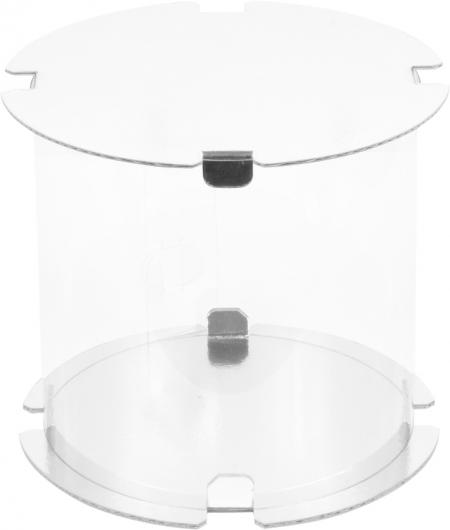 Коробка для торта, прозрачная ТУБУС 160*220 мм